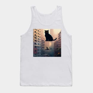 Floating Cat Tank Top